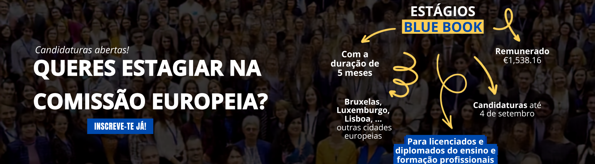 Candidaturas abertas estágios bluebook
